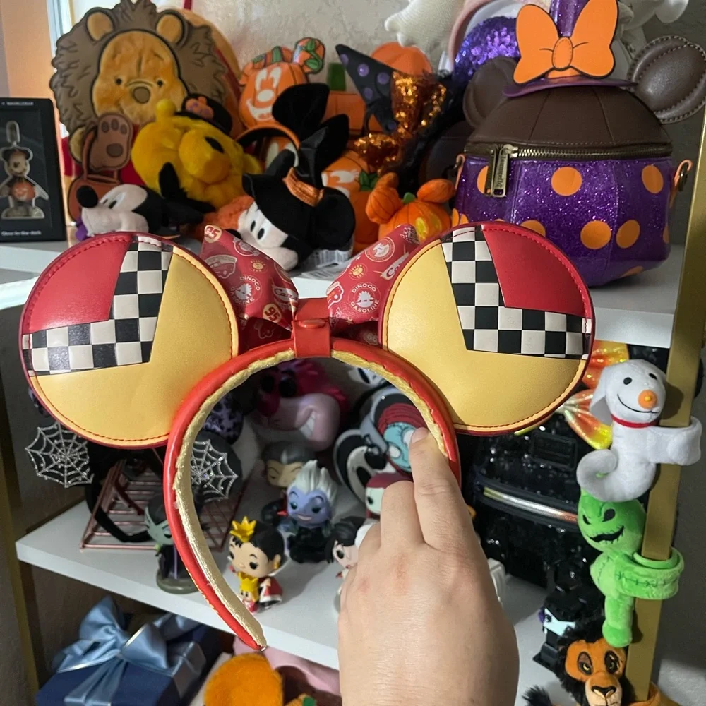 Disney Parks California Adventures Lightning McQueen Ears - Picture 3 of 5